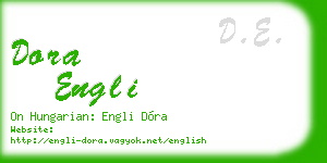 dora engli business card